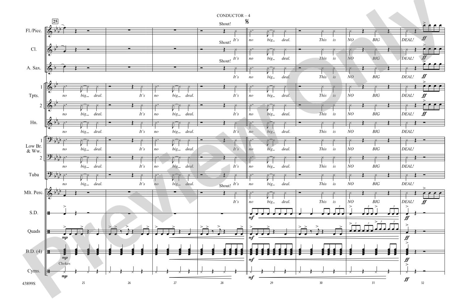 This Is How We Do: Marching Band Conductor Score & Parts