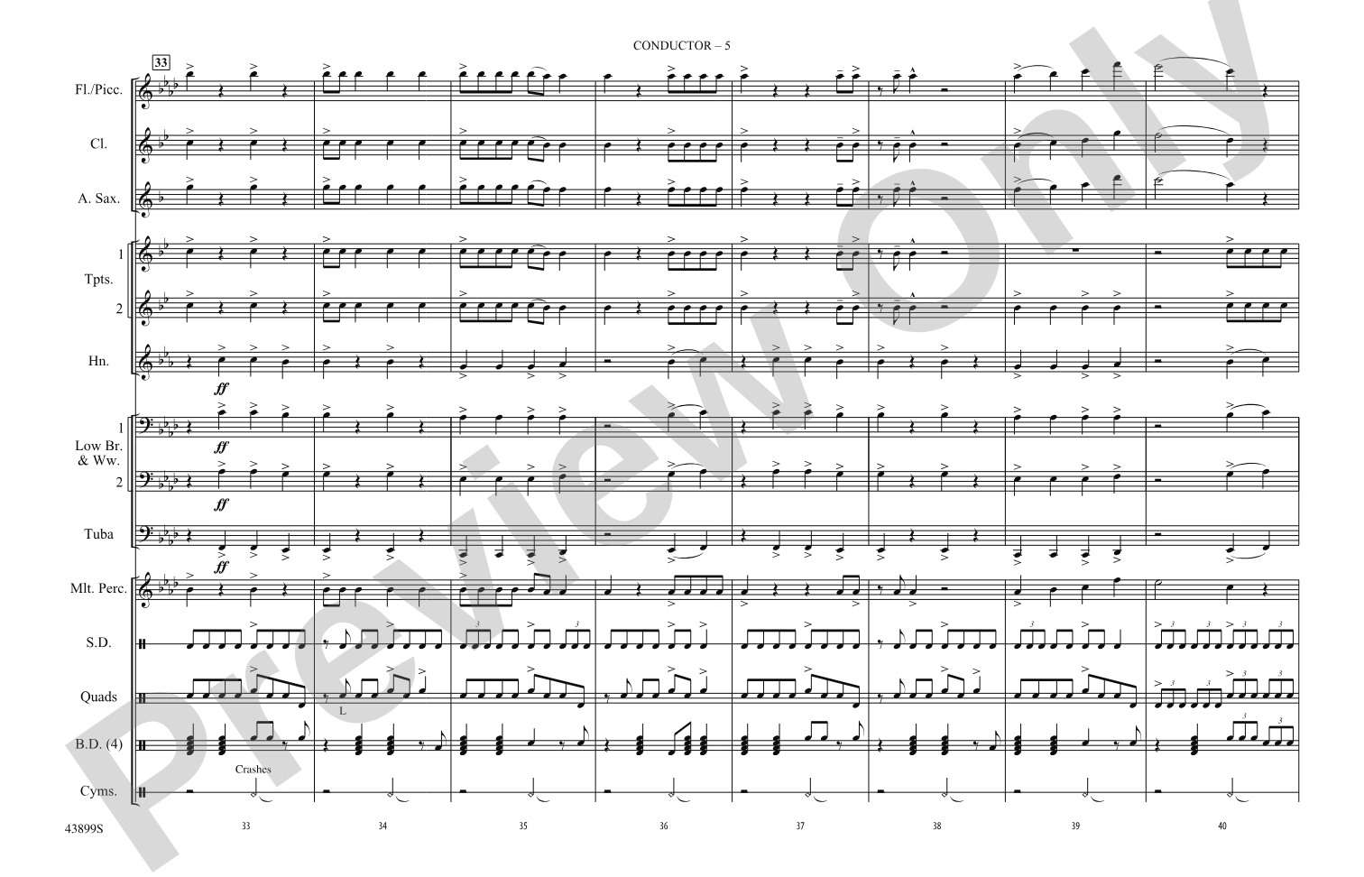 This Is How We Do: Marching Band Conductor Score & Parts