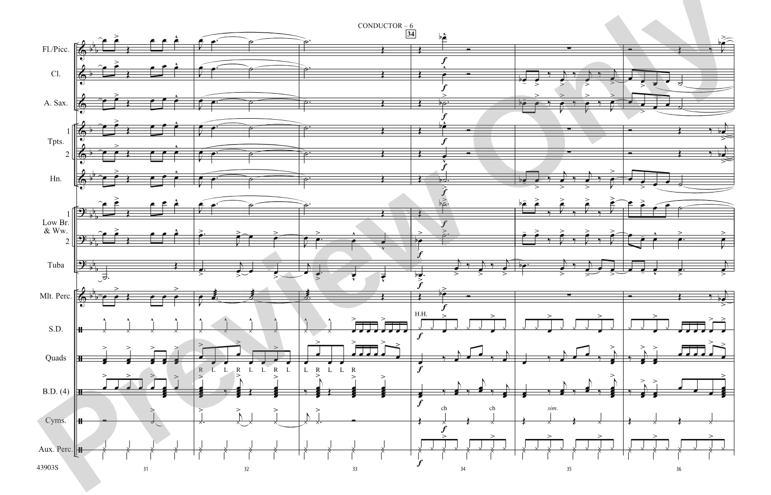 Shout It Out Loud: Marching Band Conductor Score & Parts