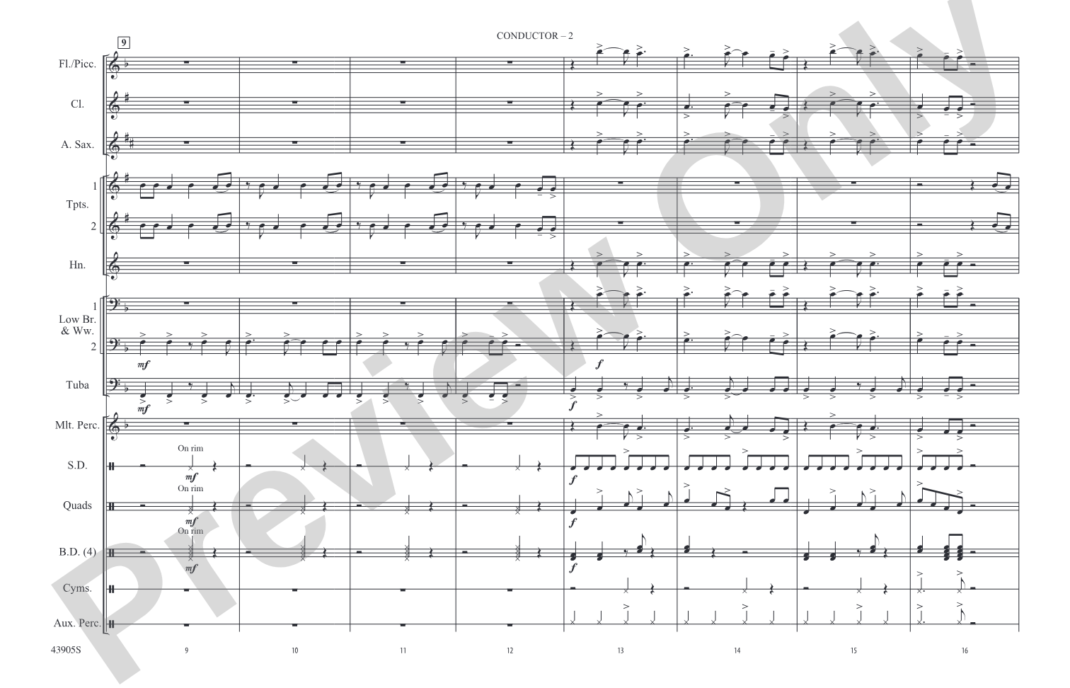 Steal My Girl: Marching Band Conductor Score & Parts
