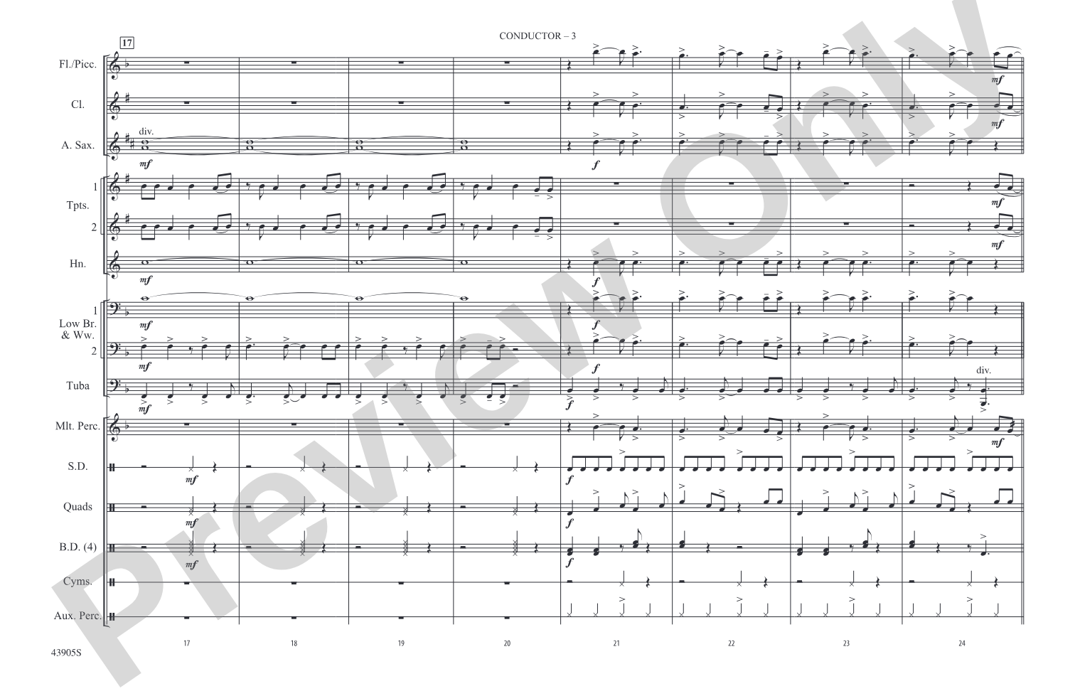 Steal My Girl: Marching Band Conductor Score & Parts