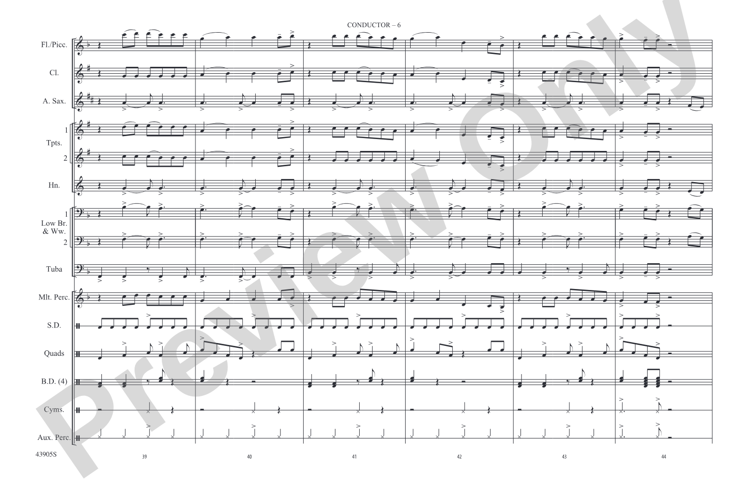 Steal My Girl: Marching Band Conductor Score & Parts