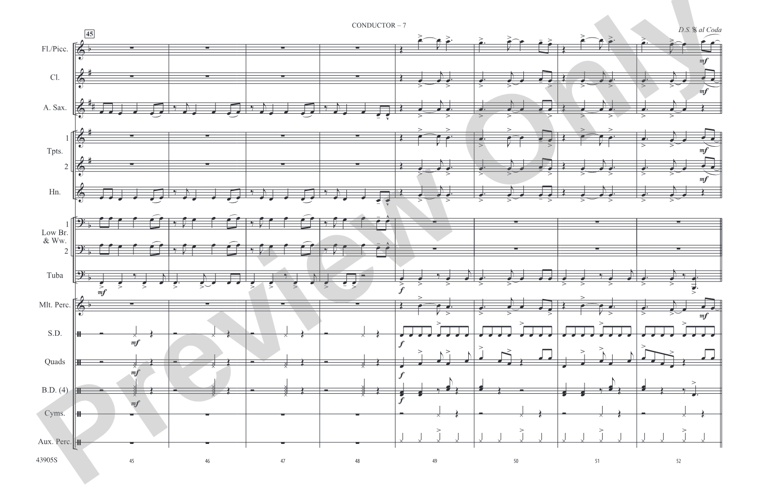 Steal My Girl: Marching Band Conductor Score & Parts