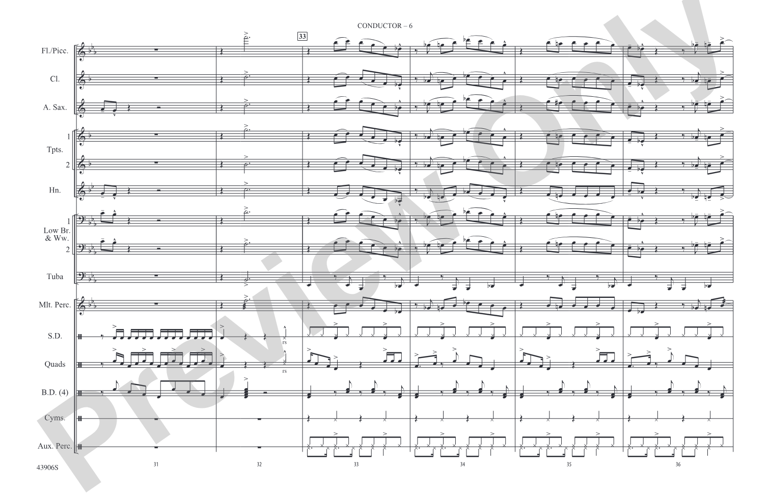 Papa's Got a Brand New Bag: Marching Band Conductor Score & Parts