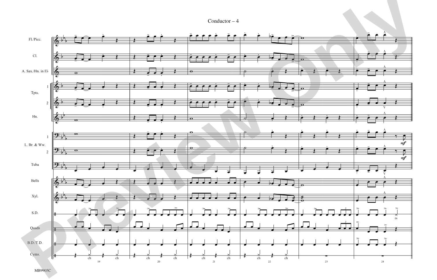 Rockin' Robin: Score