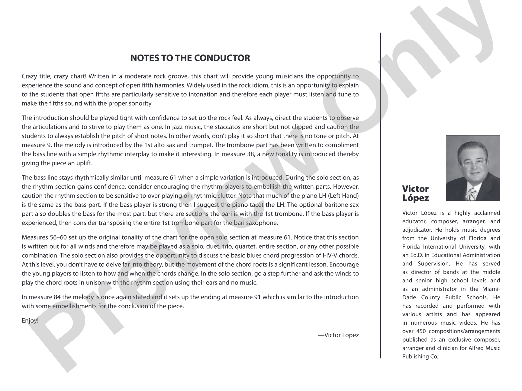 Drama for Your Mama: Jazz Ensemble Conductor Score & Parts