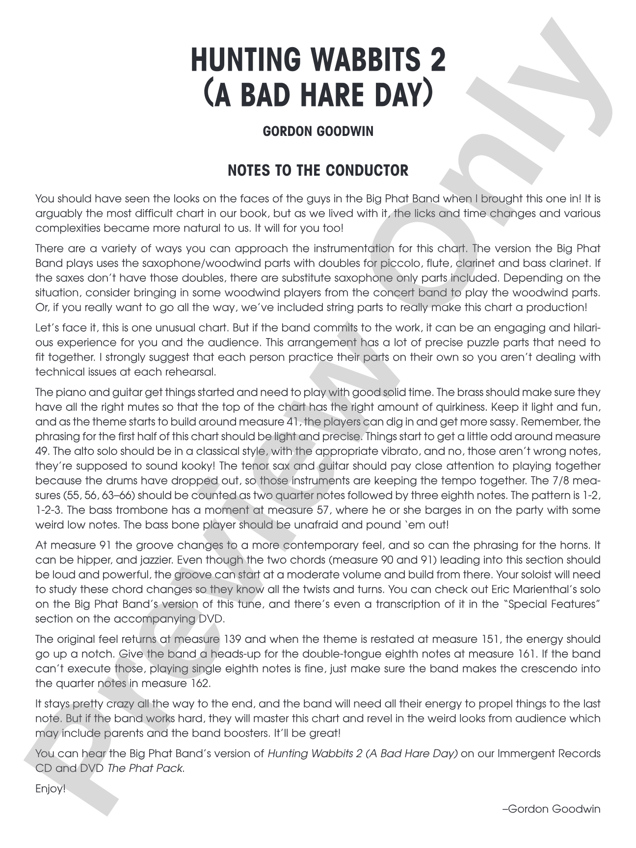 Hunting Wabbits 2 (A Bad Hare Day): Score