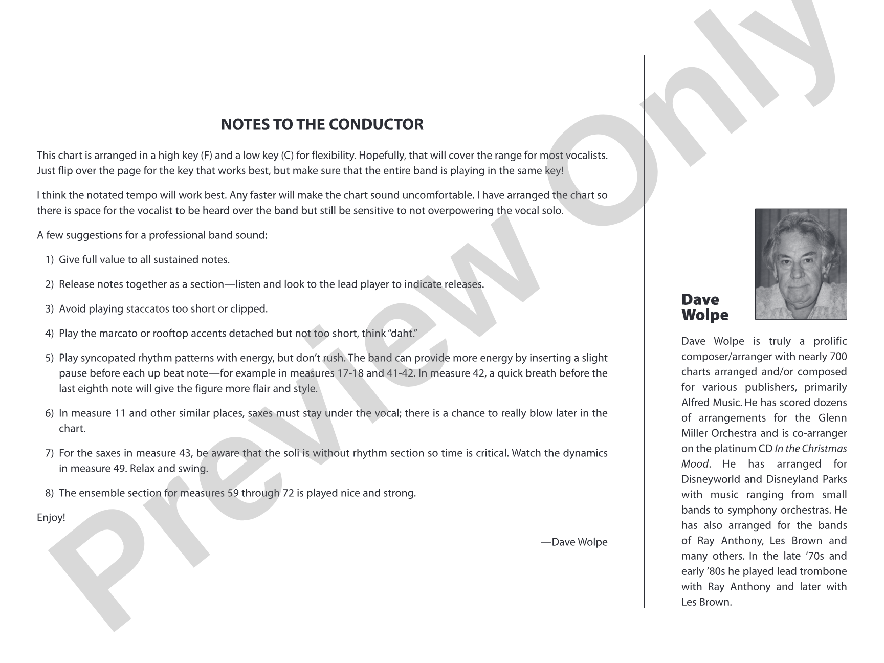 Just Friends: Vocal Solo with Jazz Ensemble Conductor Score & Parts