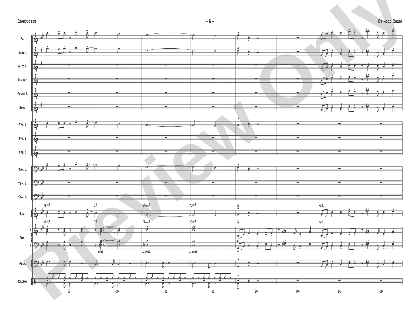 Orinoco Cocoa: Score