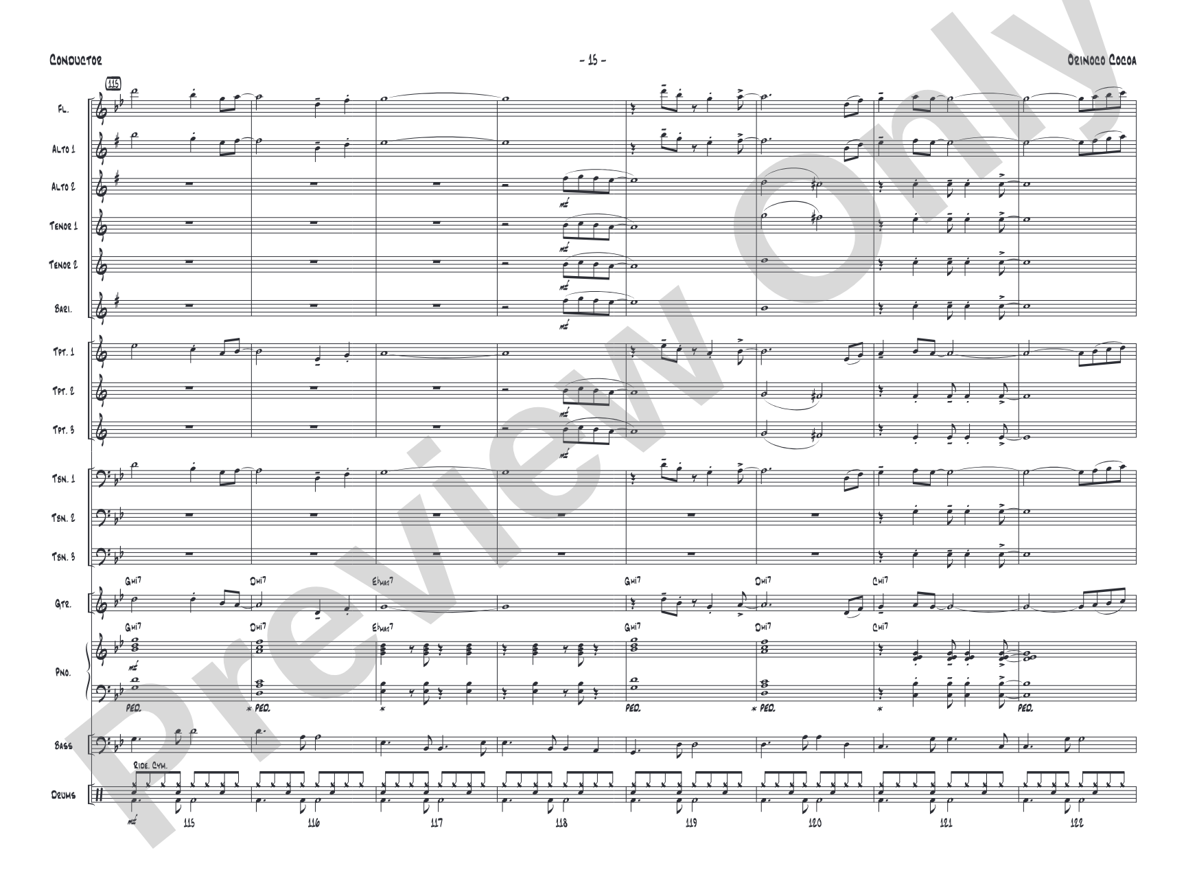 Orinoco Cocoa: Score