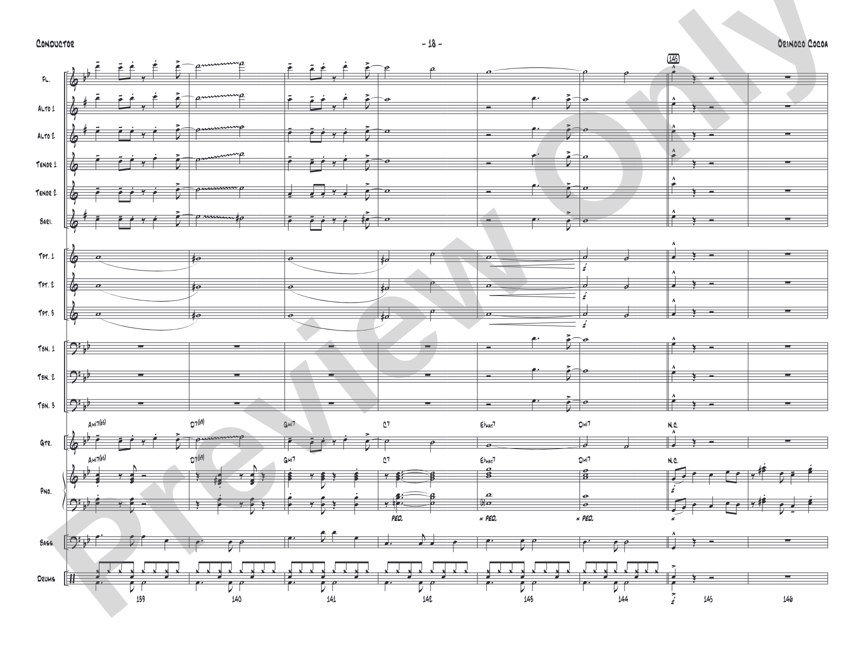 Orinoco Cocoa: Score