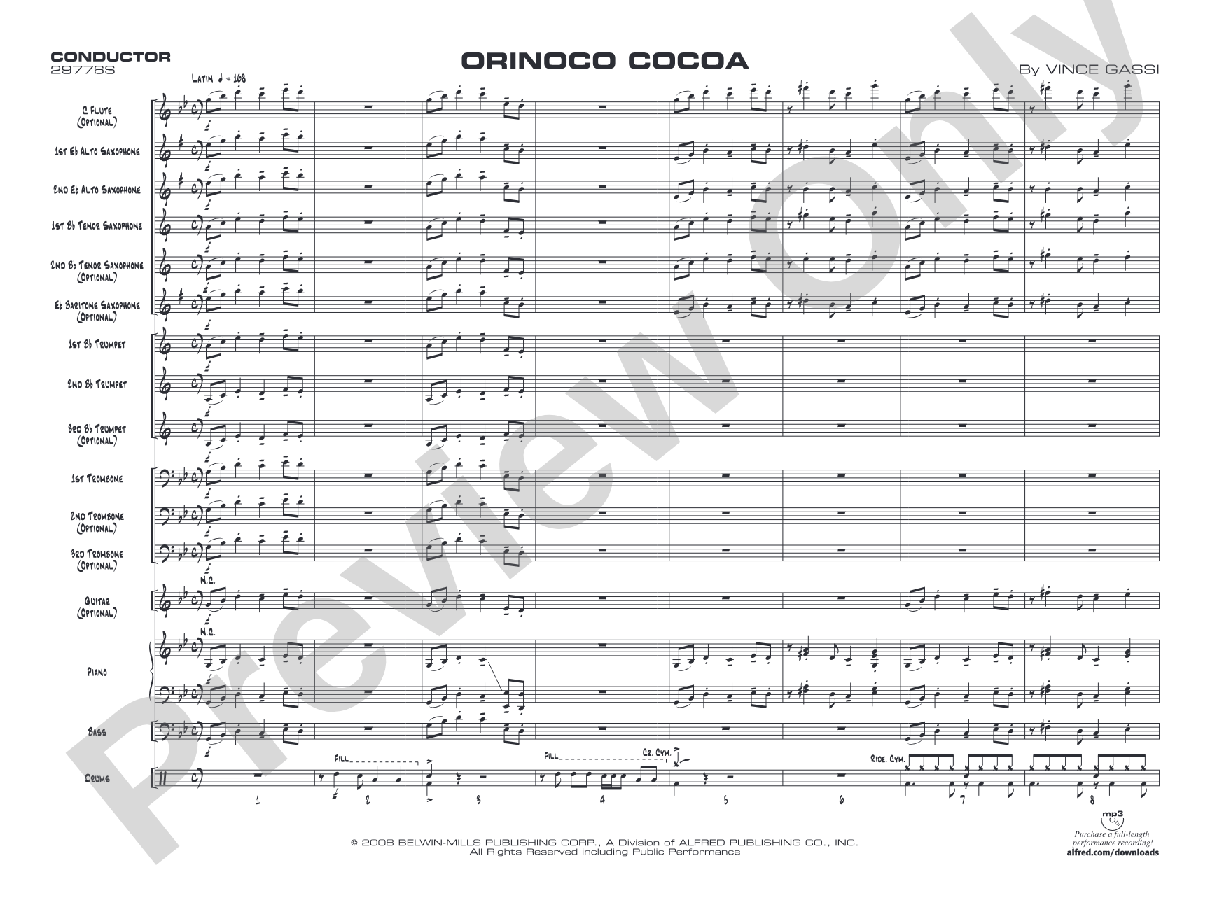 Orinoco Cocoa: Score