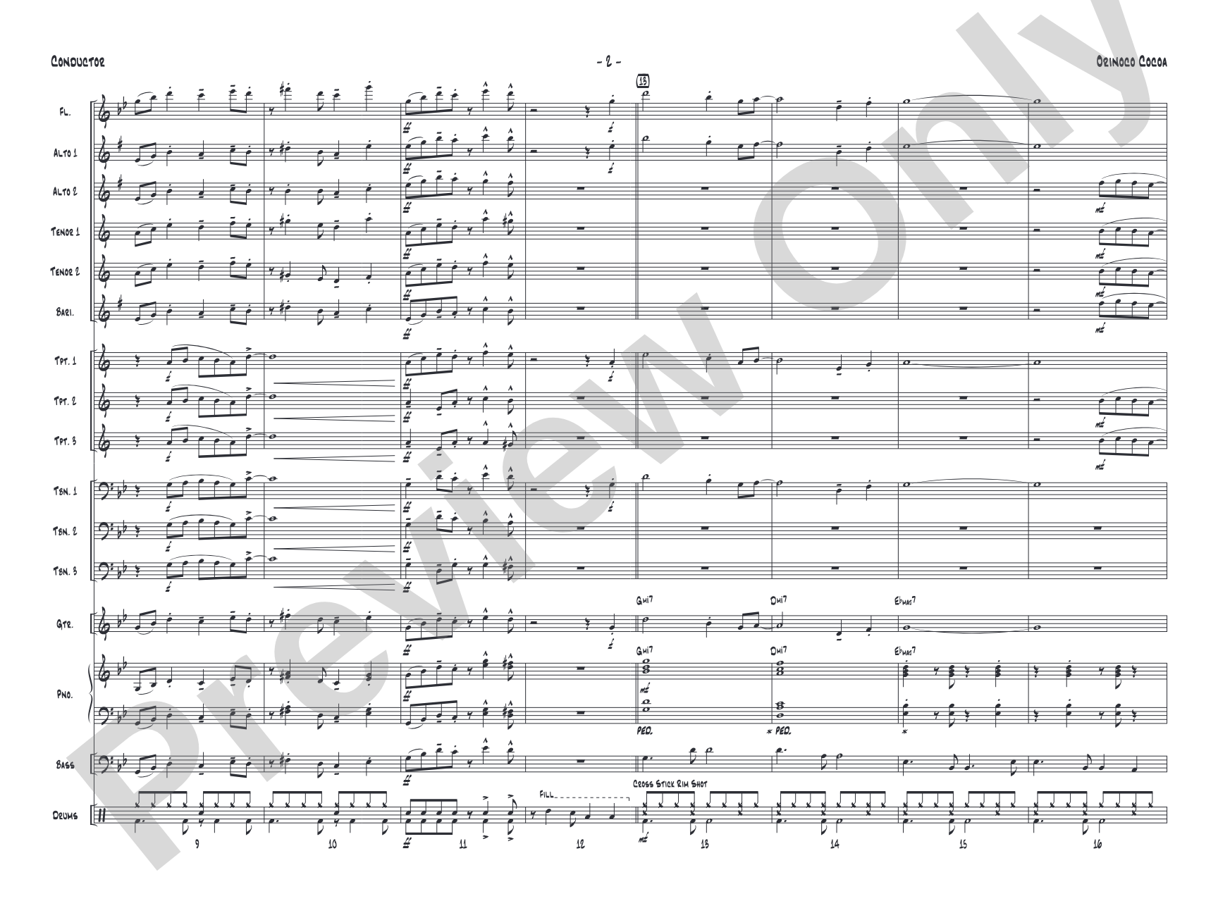 Orinoco Cocoa: Score