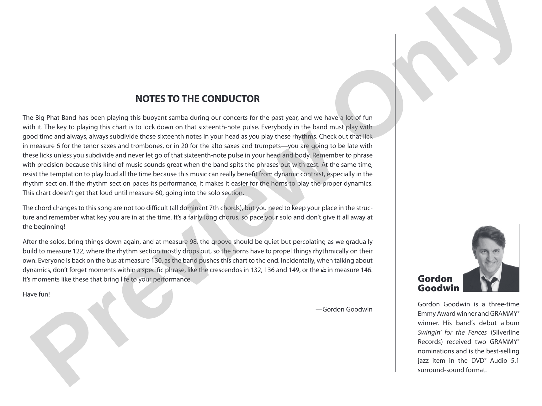 El Macho Muchacho: Jazz Ensemble Conductor Score & Parts