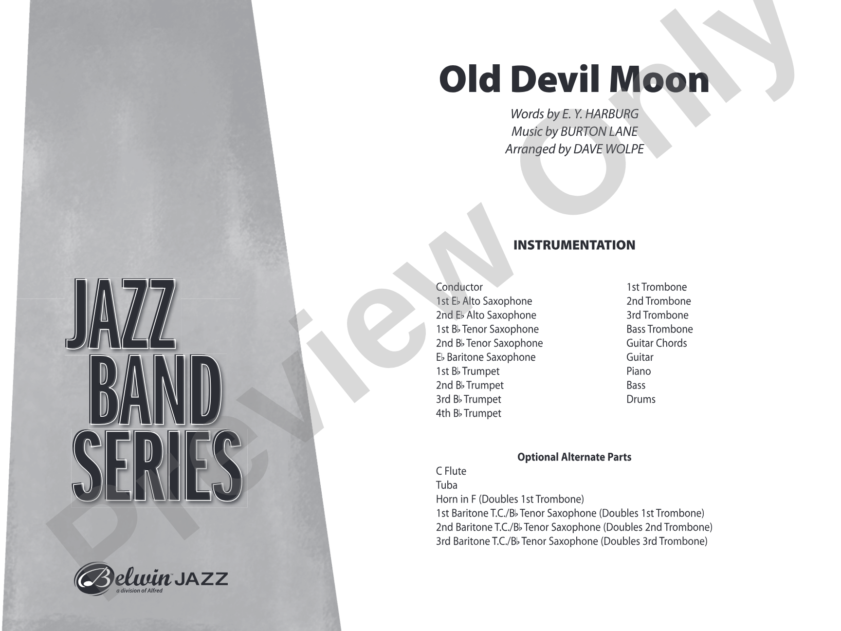 Old Devil Moon: Score