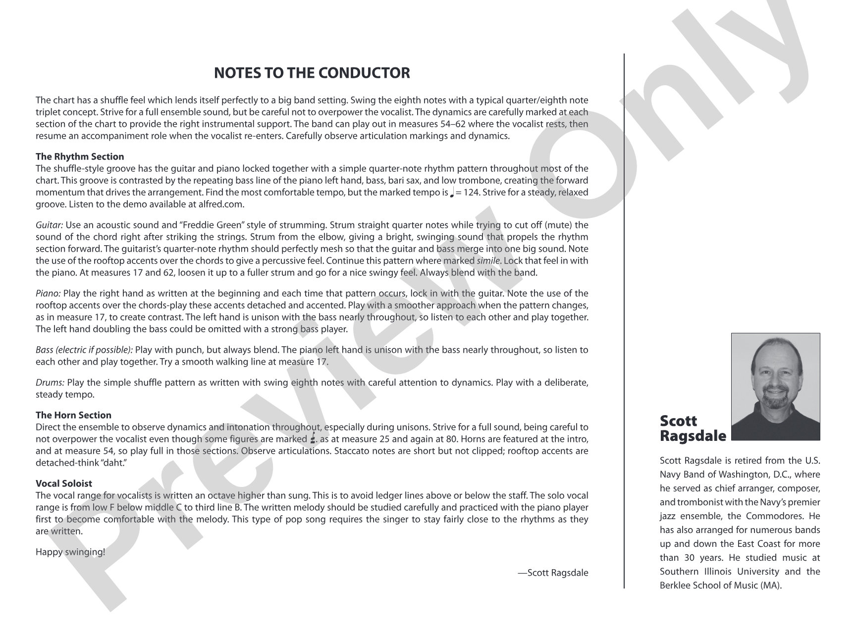 Haven't Met You Yet: Vocal Solo with Jazz Ensemble Conductor Score & Parts