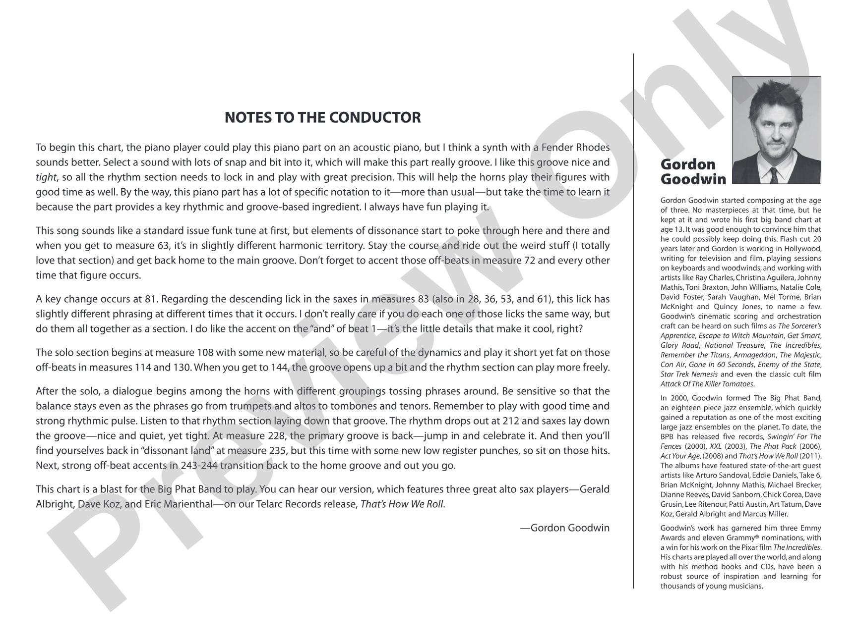 Rippin' 'n Runnin': Score