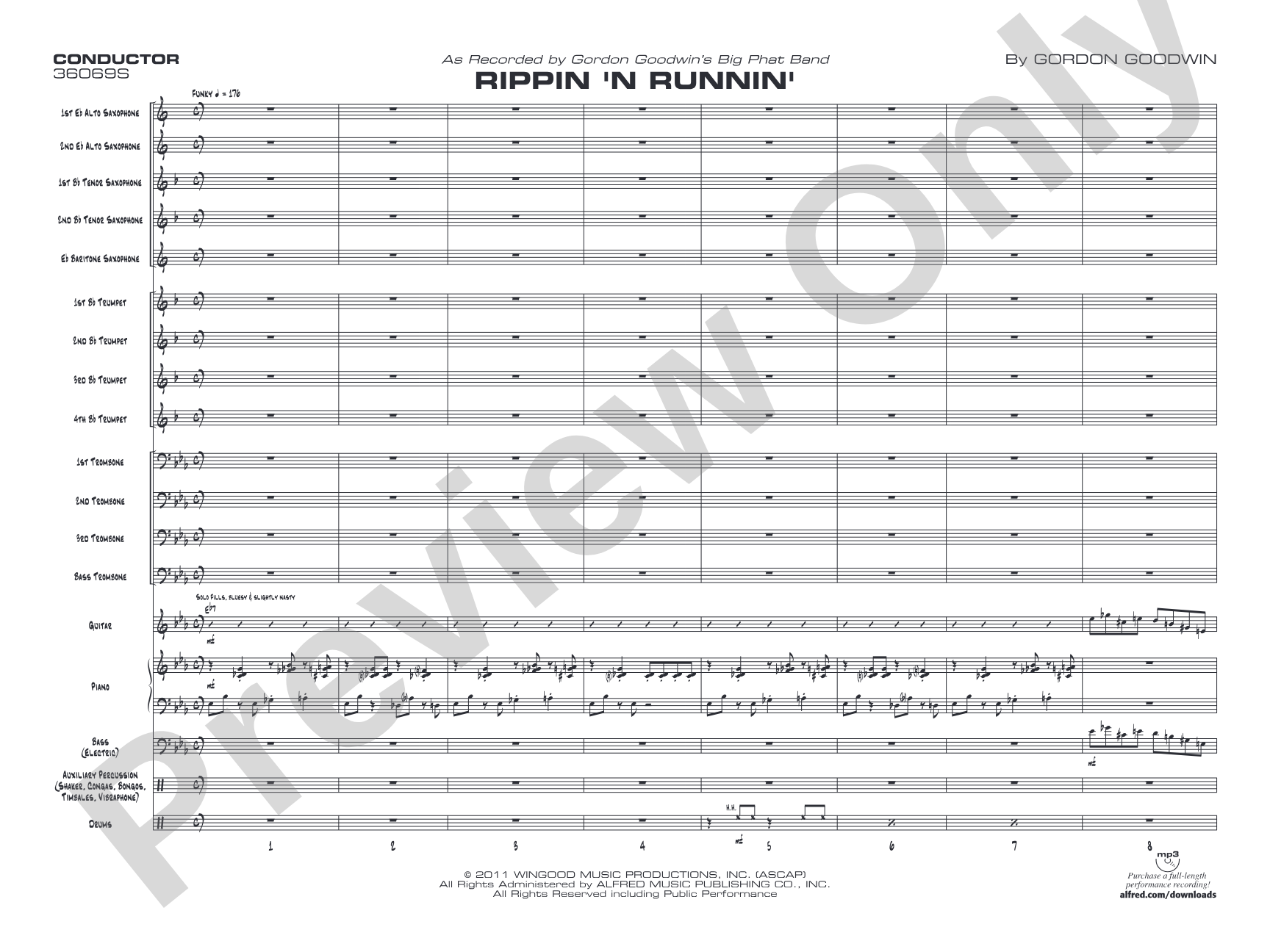 Rippin' 'n Runnin': Score