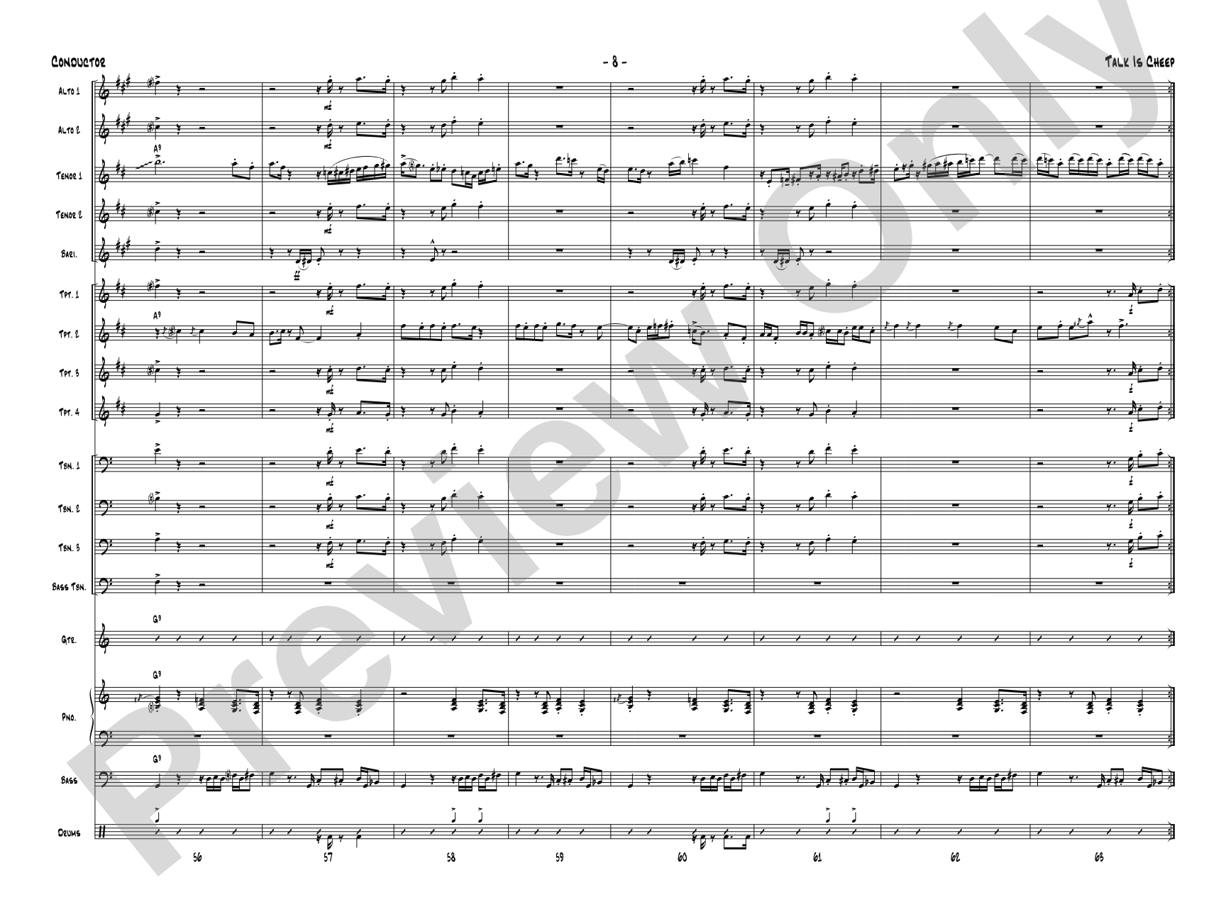 Talk Is Cheep: Score