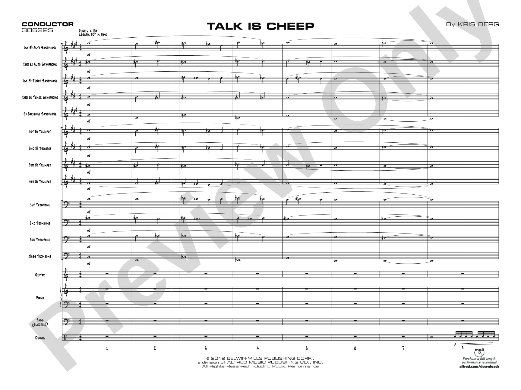 Talk Is Cheep: Score