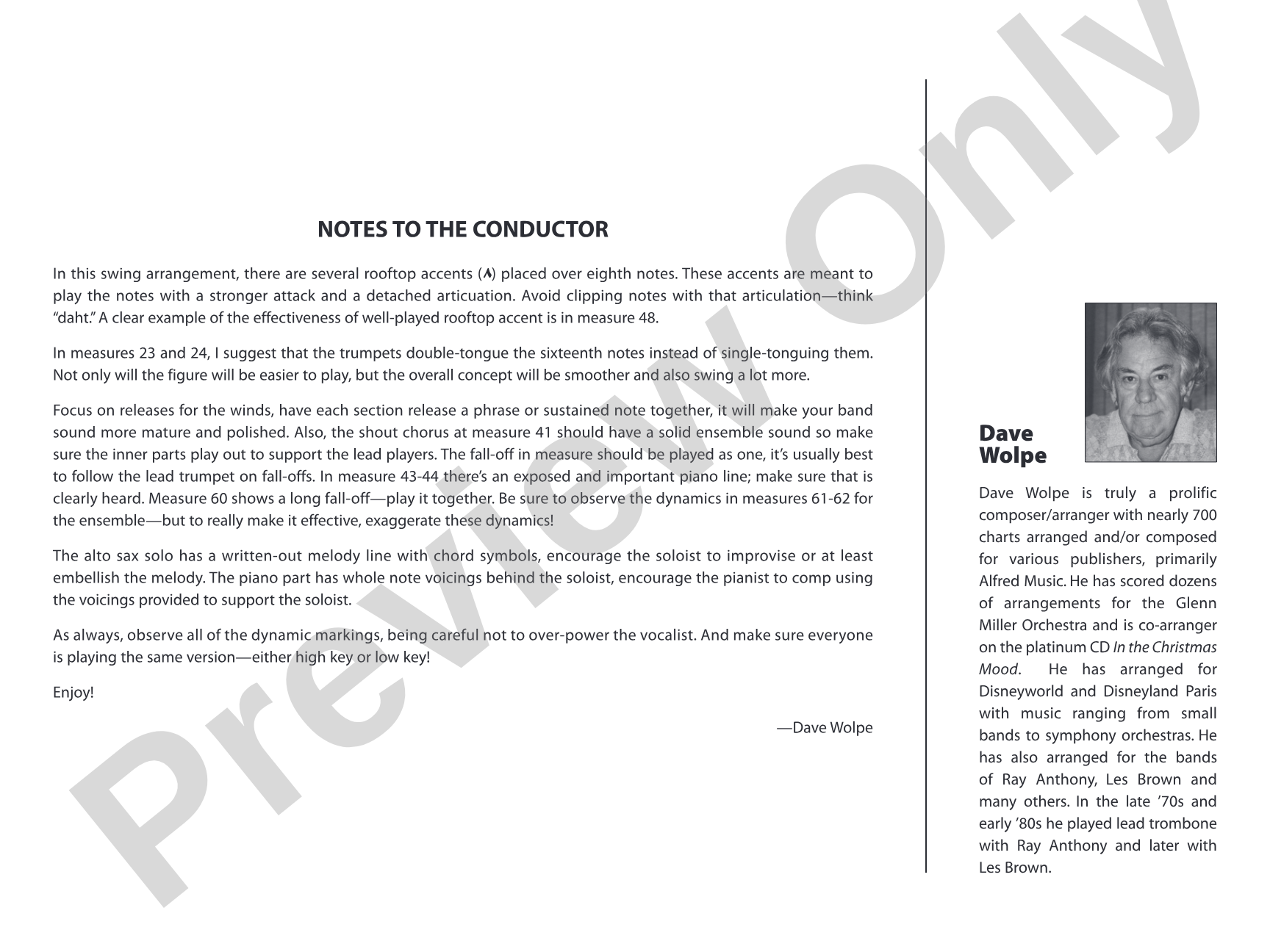 Falling in Love with Love: Vocal Solo with Jazz Ensemble Conductor Score & Parts