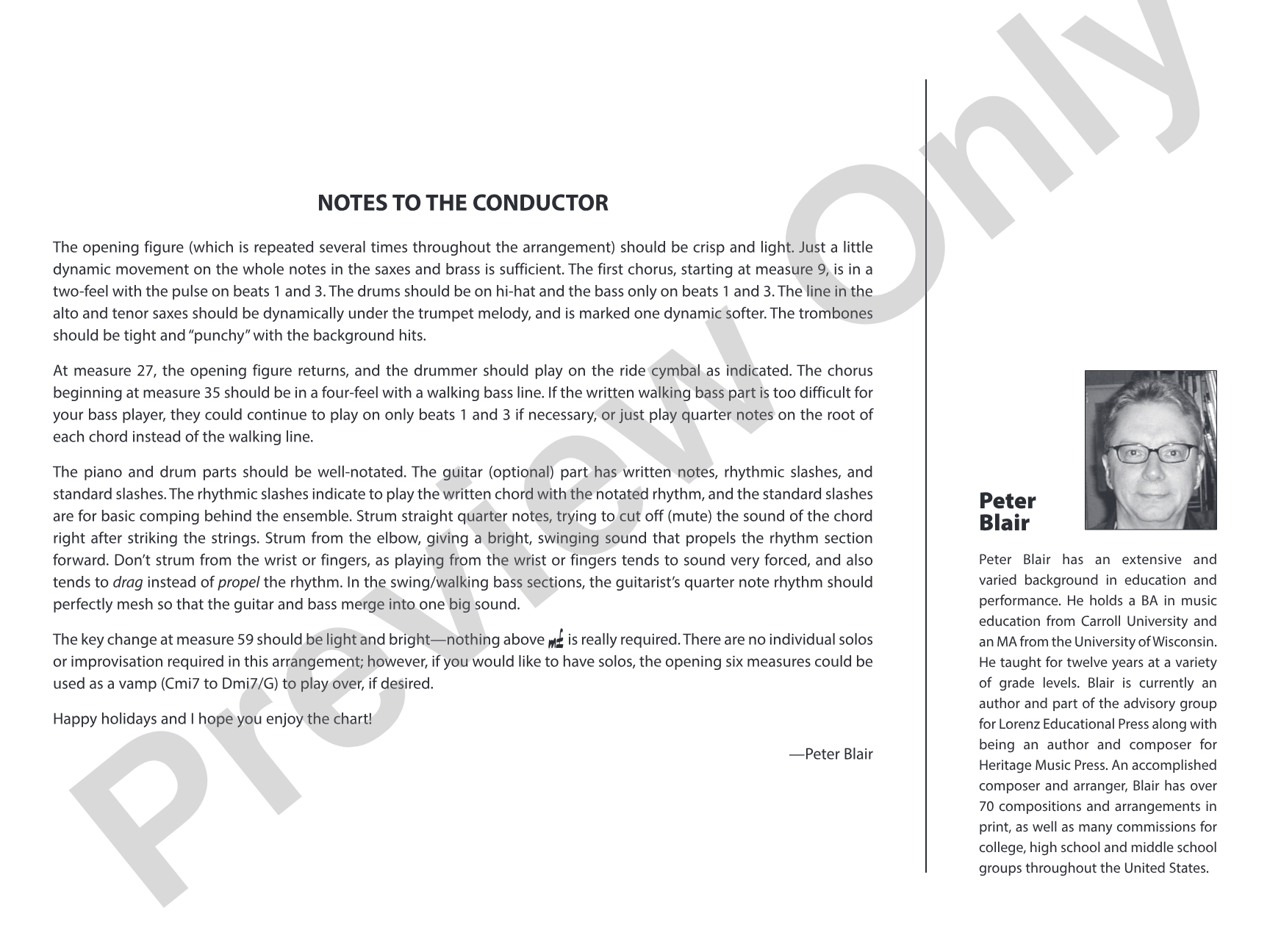 Ye Jazzy Gentlemen: Jazz Ensemble Conductor Score & Parts