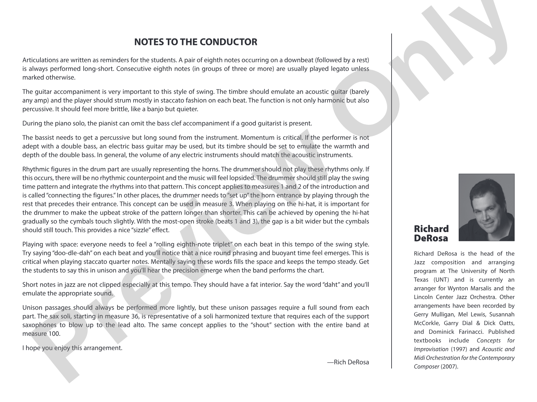 Mack the Knife: Jazz Ensemble Conductor Score & Parts