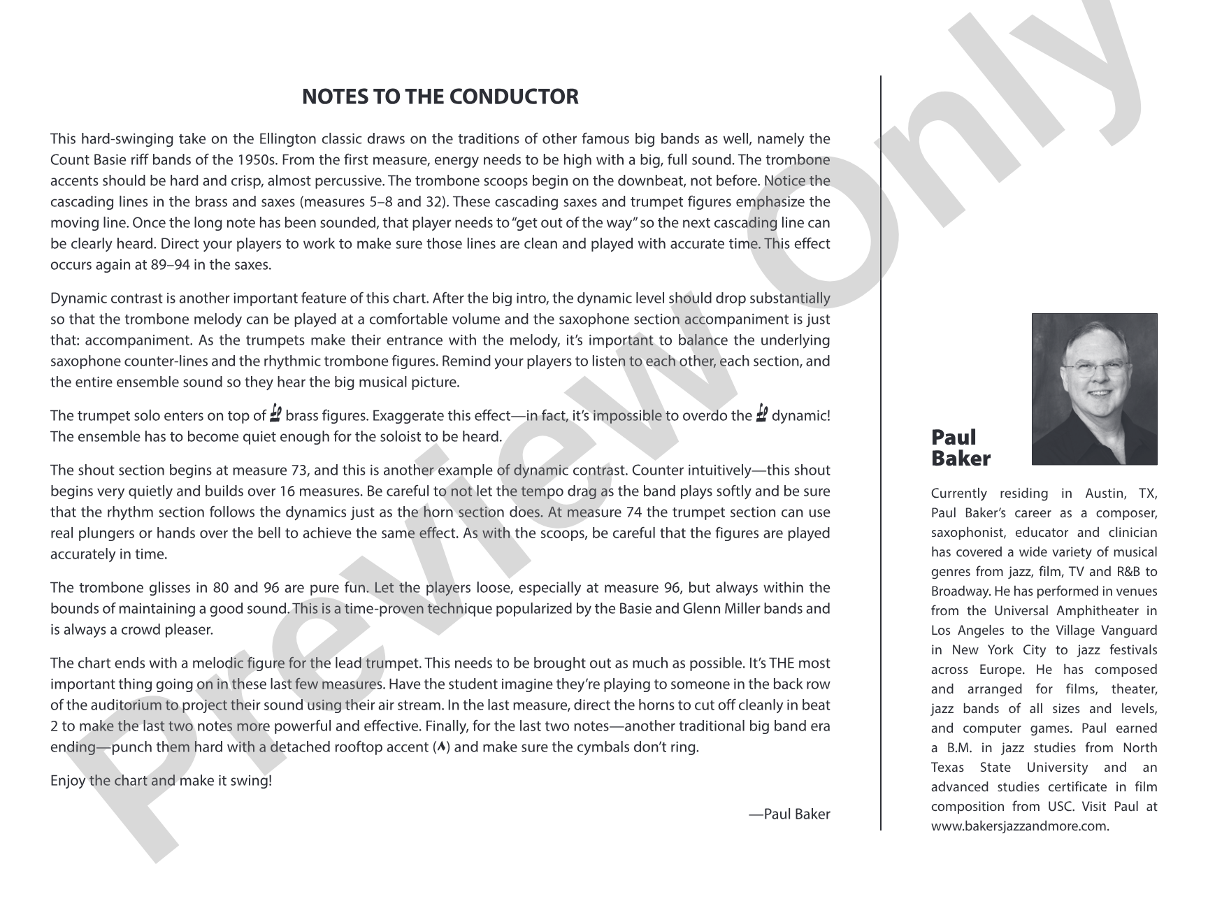 I'm Beginning to See the Light: Jazz Ensemble Conductor Score & Parts