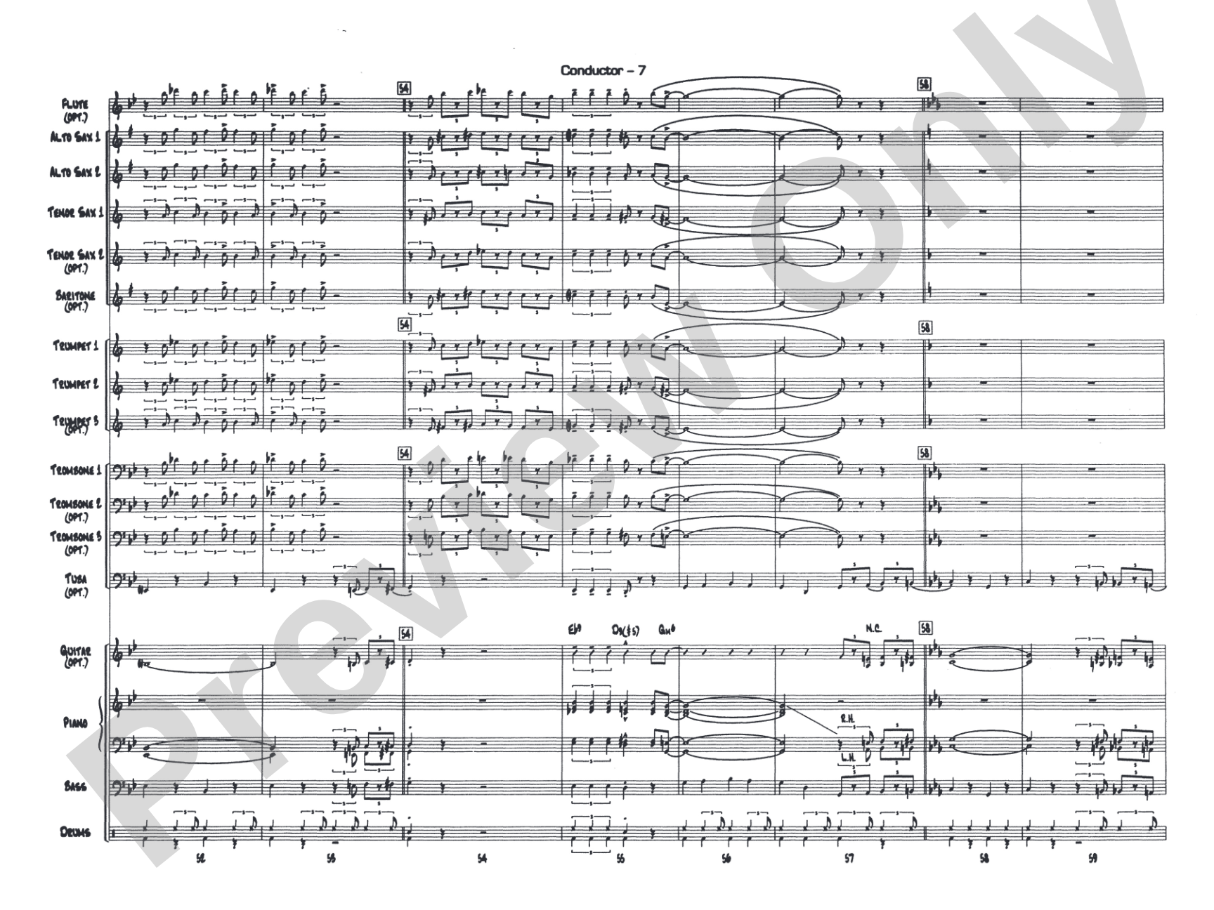 The Pink Panther: Jazz Ensemble Conductor Score & Parts