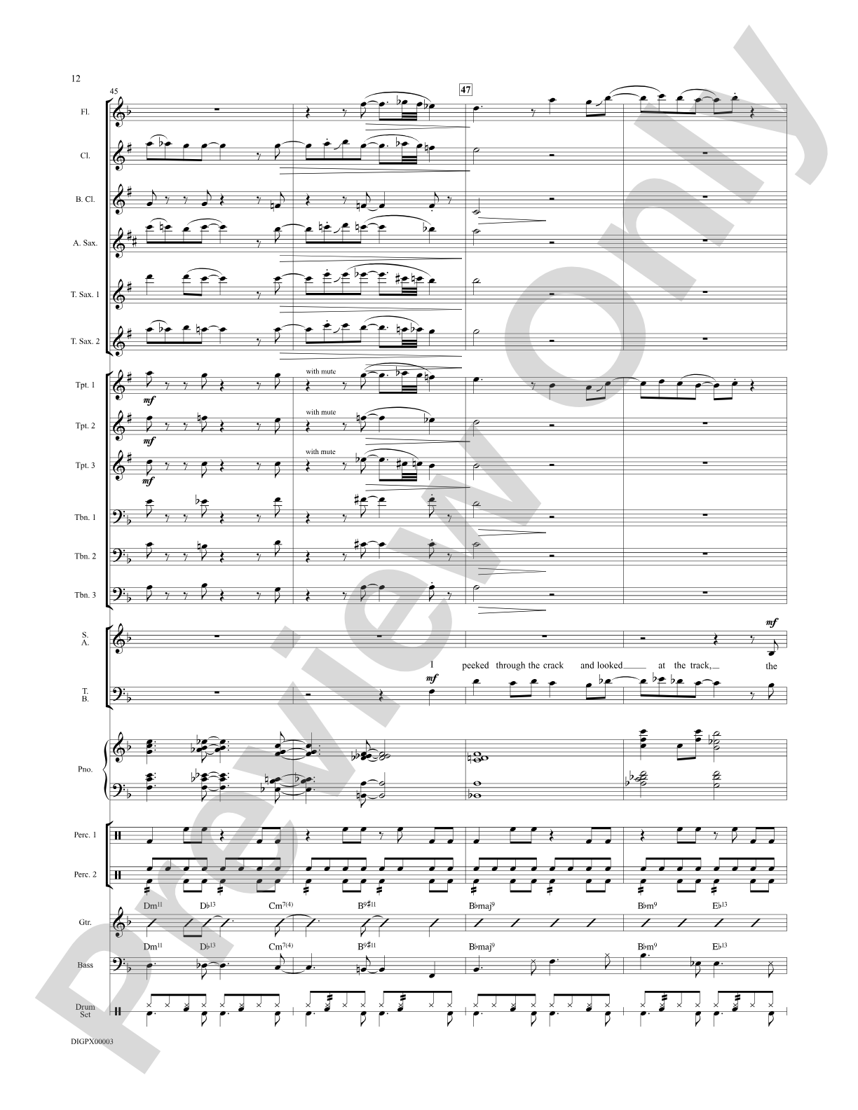 I Thought About You: Choral Octavo Digital SoundPax