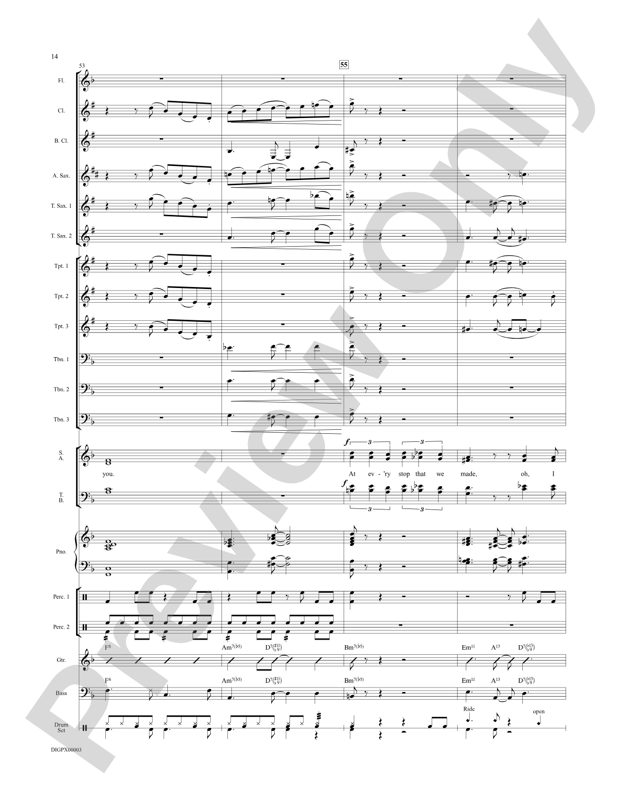 I Thought About You: Choral Octavo Digital SoundPax