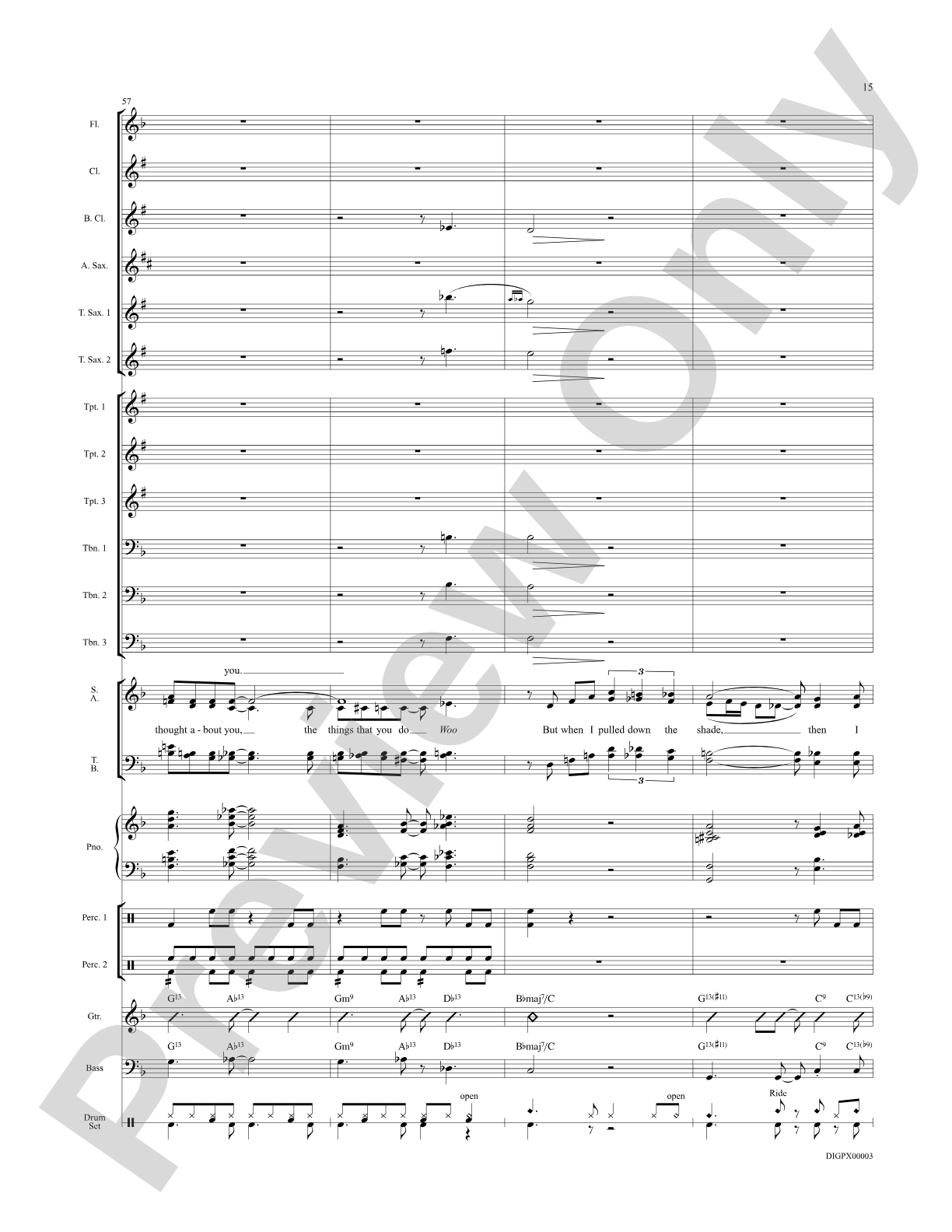 I Thought About You: Choral Octavo Digital SoundPax