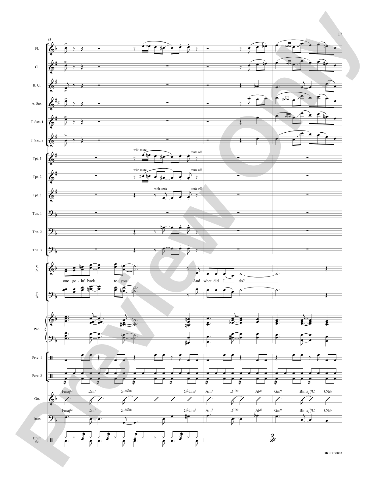 I Thought About You: Choral Octavo Digital SoundPax