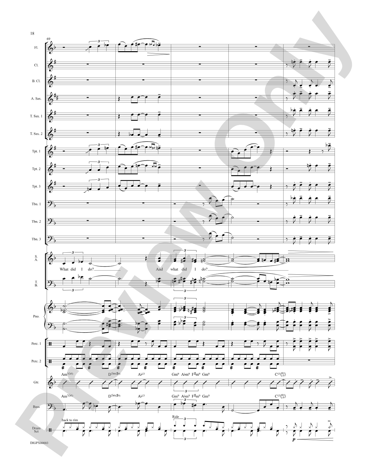 I Thought About You: Choral Octavo Digital SoundPax