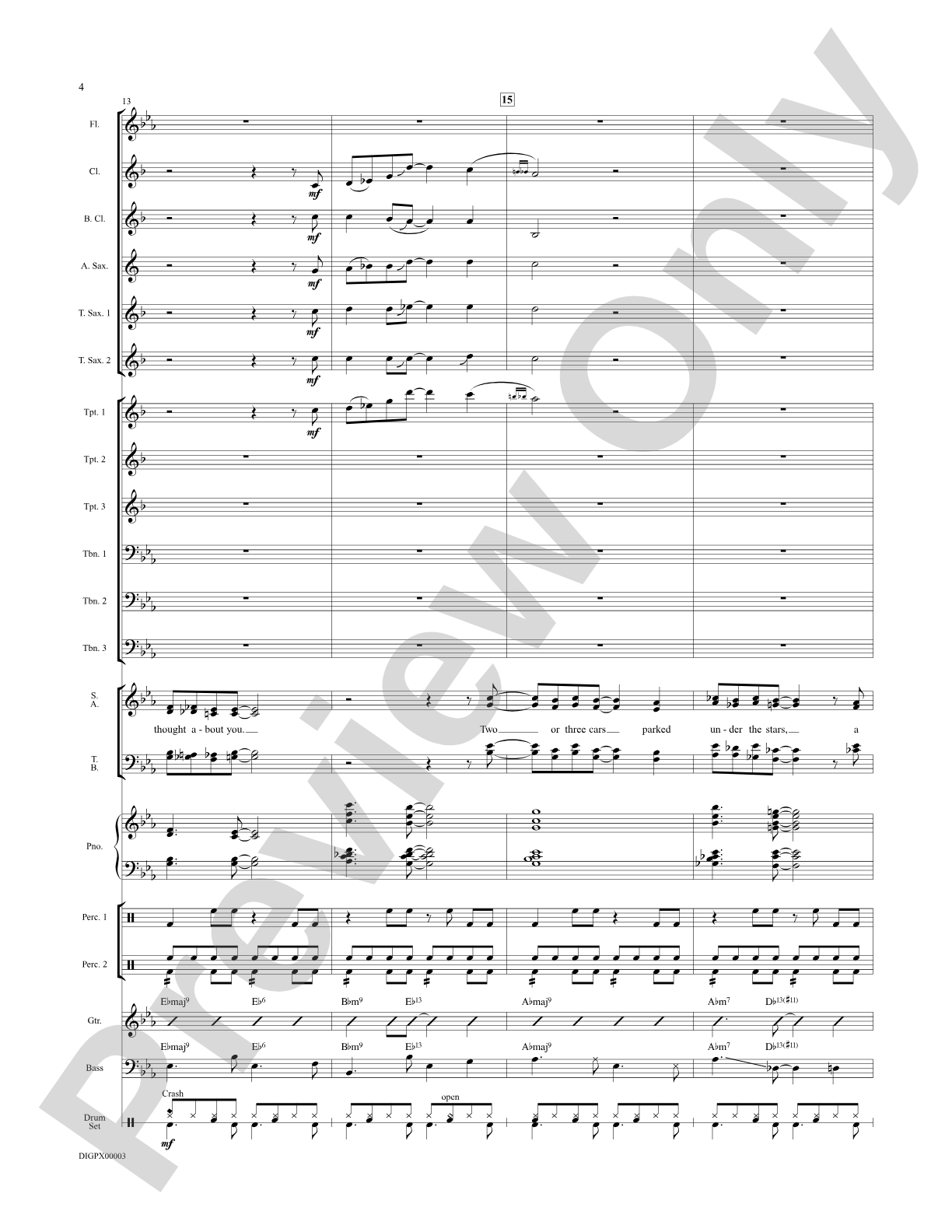 I Thought About You: Choral Octavo Digital SoundPax