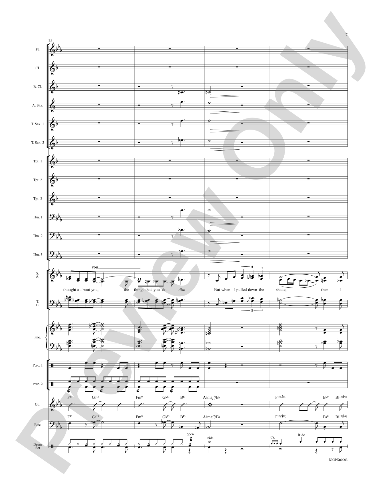 I Thought About You: Choral Octavo Digital SoundPax