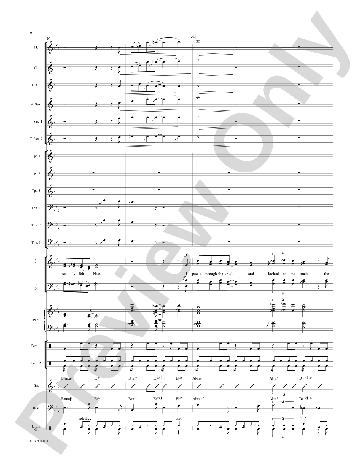I Thought About You: Choral Octavo Digital SoundPax