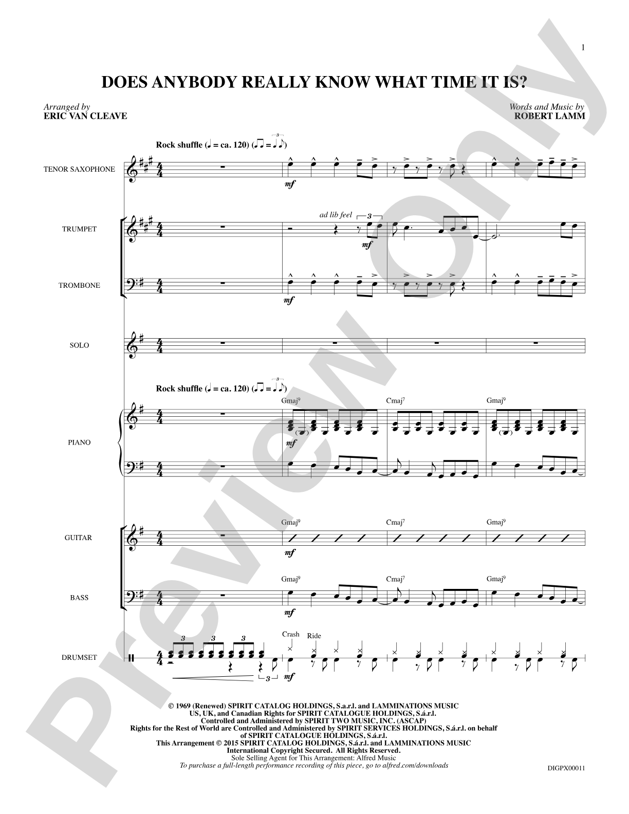 Does Anybody Really Know What Time It Is?: Choral Octavo Digital SoundPax