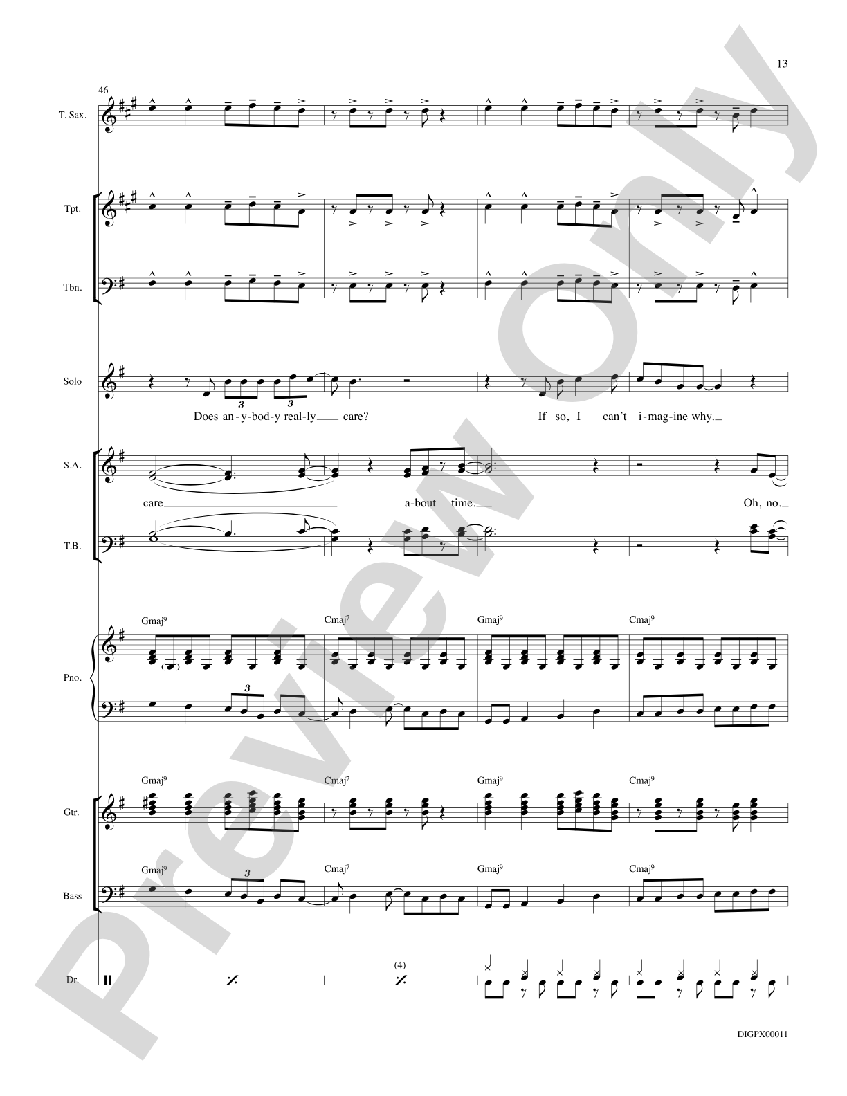 Does Anybody Really Know What Time It Is?: Choral Octavo Digital SoundPax