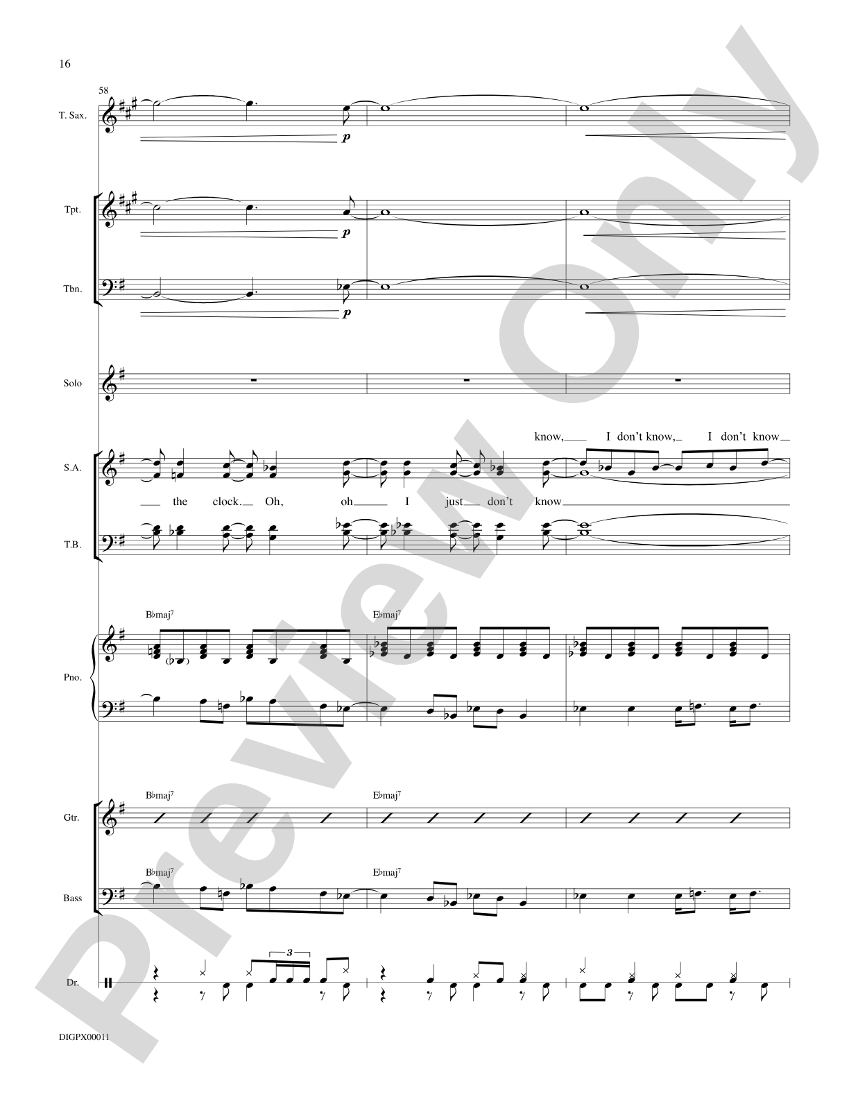 Does Anybody Really Know What Time It Is?: Choral Octavo Digital SoundPax