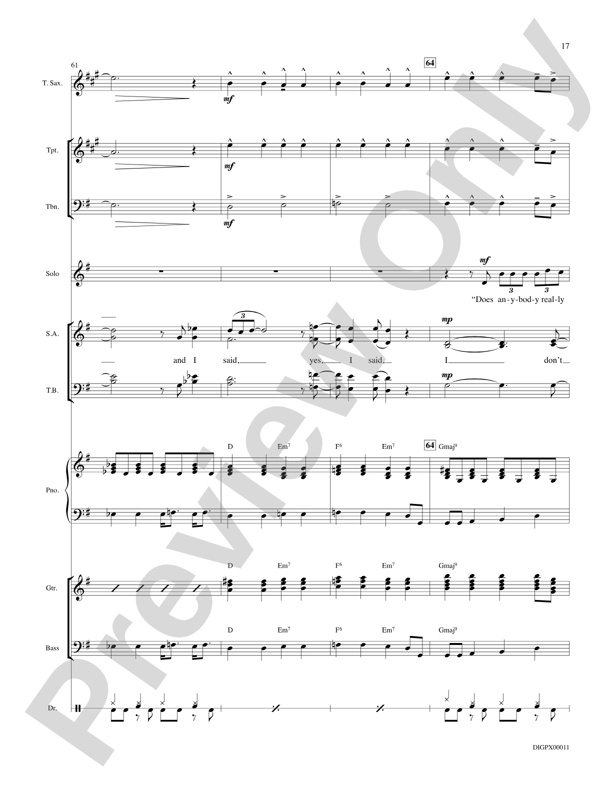 Does Anybody Really Know What Time It Is?: Choral Octavo Digital SoundPax