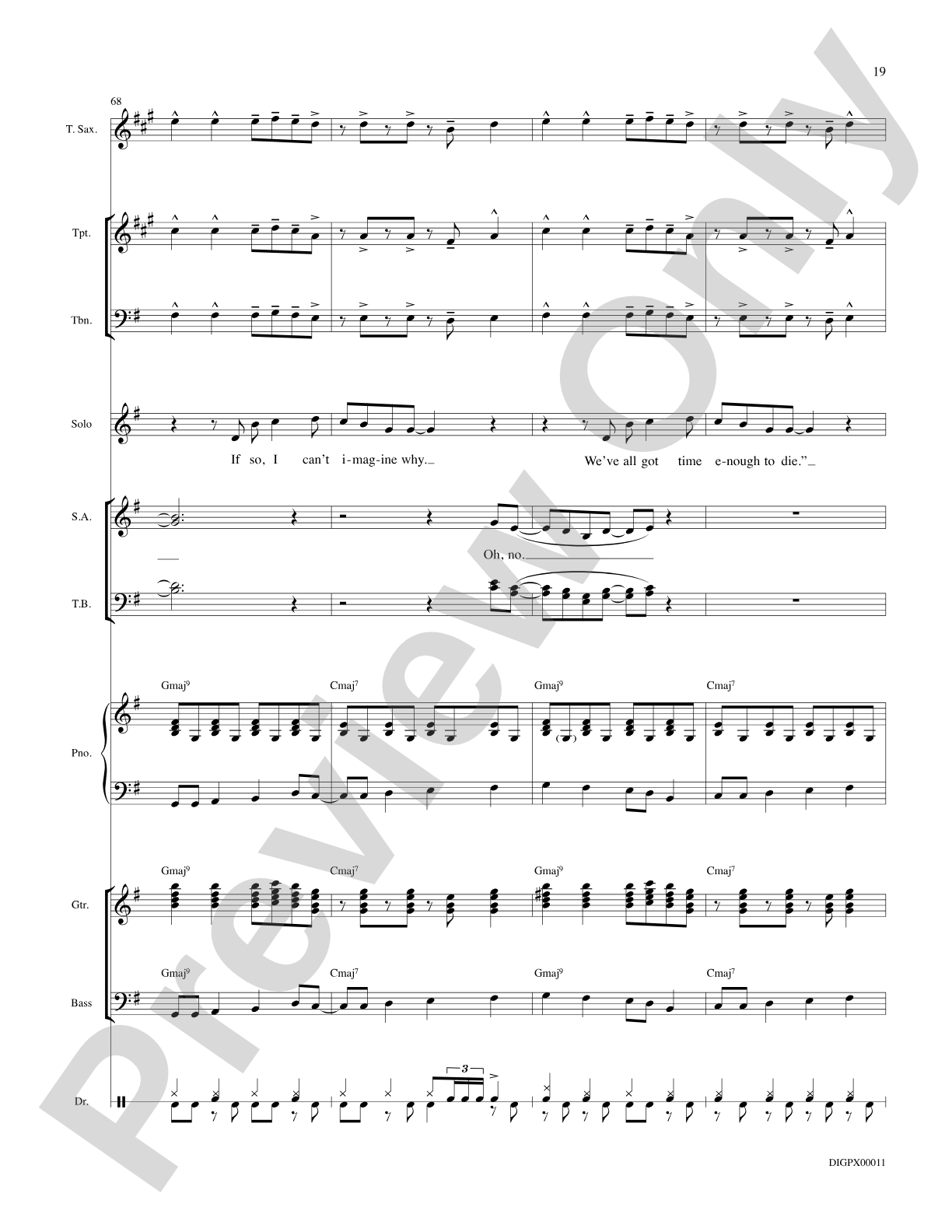 Does Anybody Really Know What Time It Is?: Choral Octavo Digital SoundPax