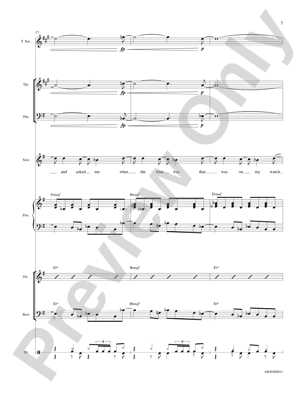 Does Anybody Really Know What Time It Is?: Choral Octavo Digital SoundPax