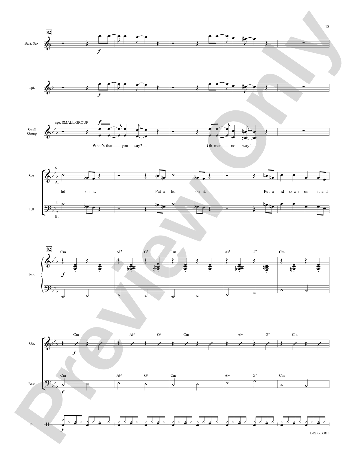 Put A Lid On It: Choral Octavo Digital SoundPax