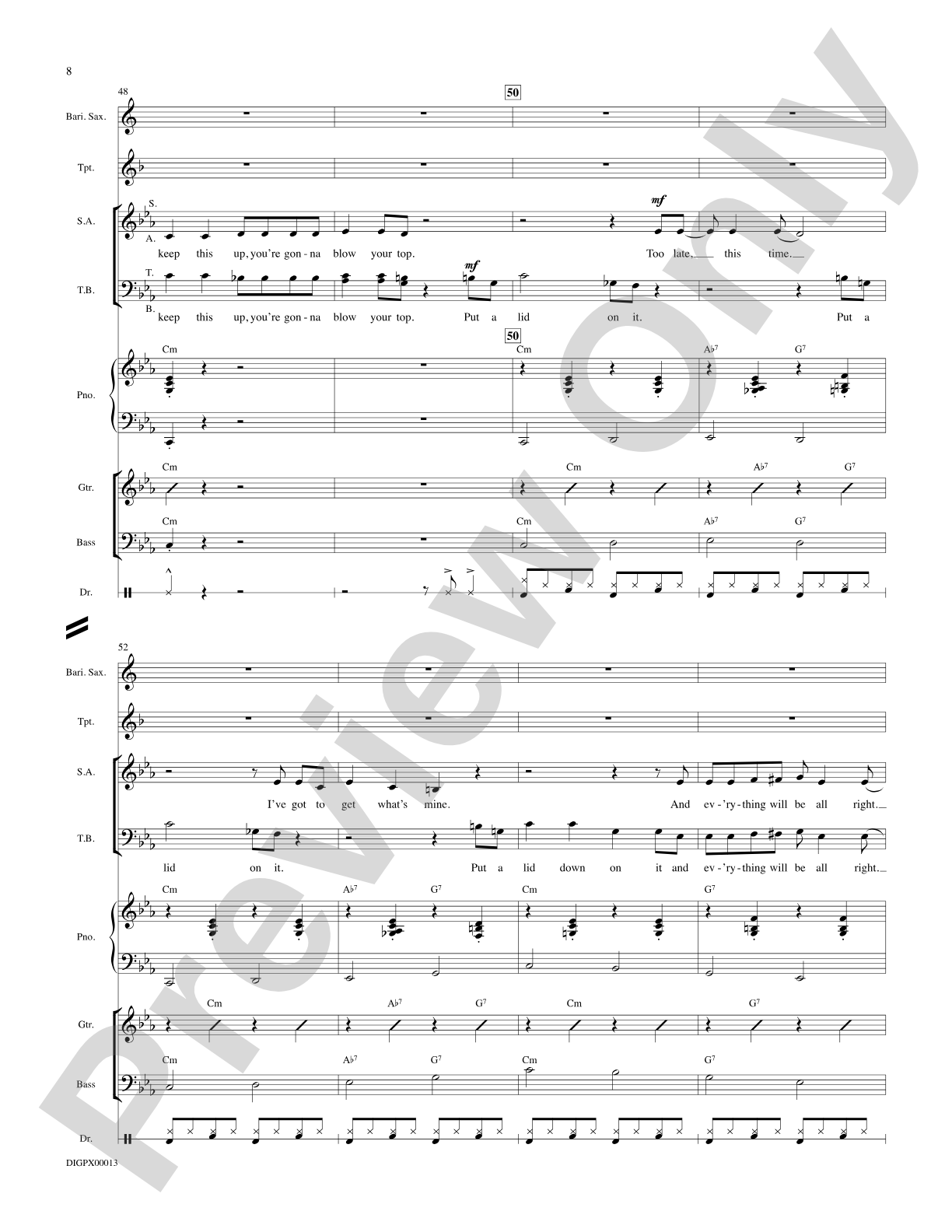 Put A Lid On It: Choral Octavo Digital SoundPax