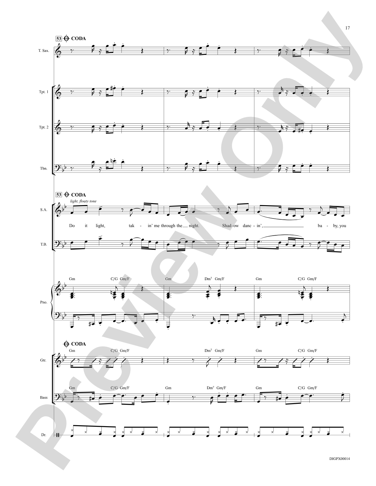 Shadow Dancing: Score: Choral Octavo Digital SoundPax
