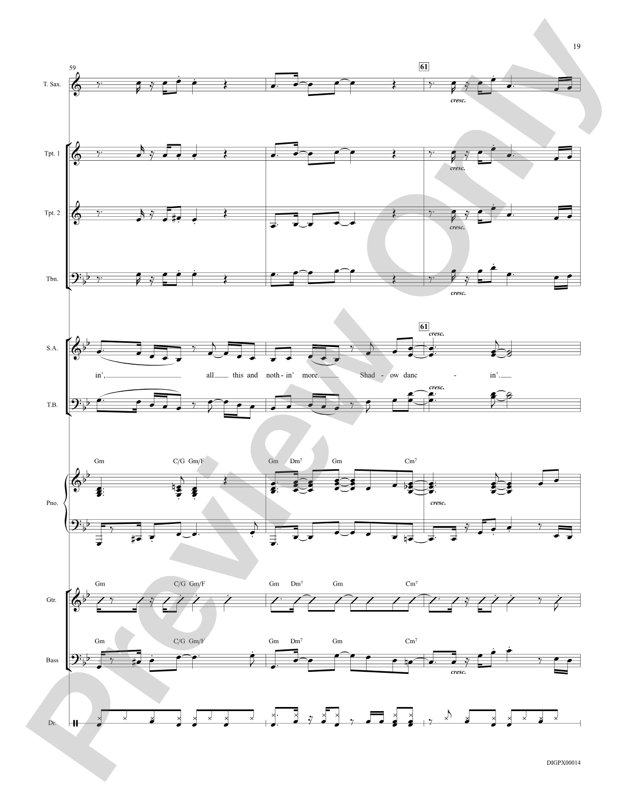 Shadow Dancing: Score: Choral Octavo Digital SoundPax