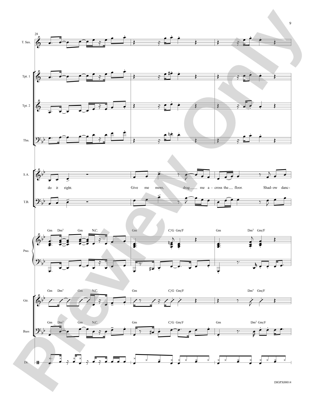 Shadow Dancing: Score: Choral Octavo Digital SoundPax