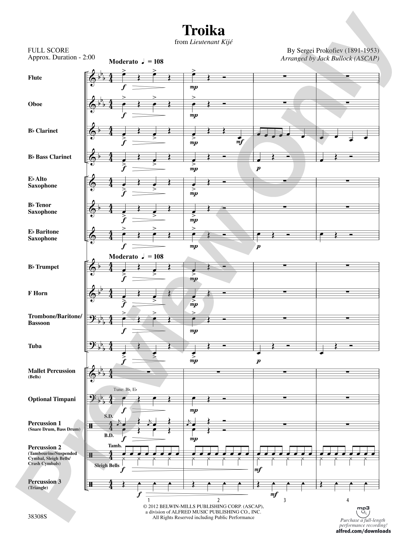 Troika (from Lieutenant Kijé Suite)