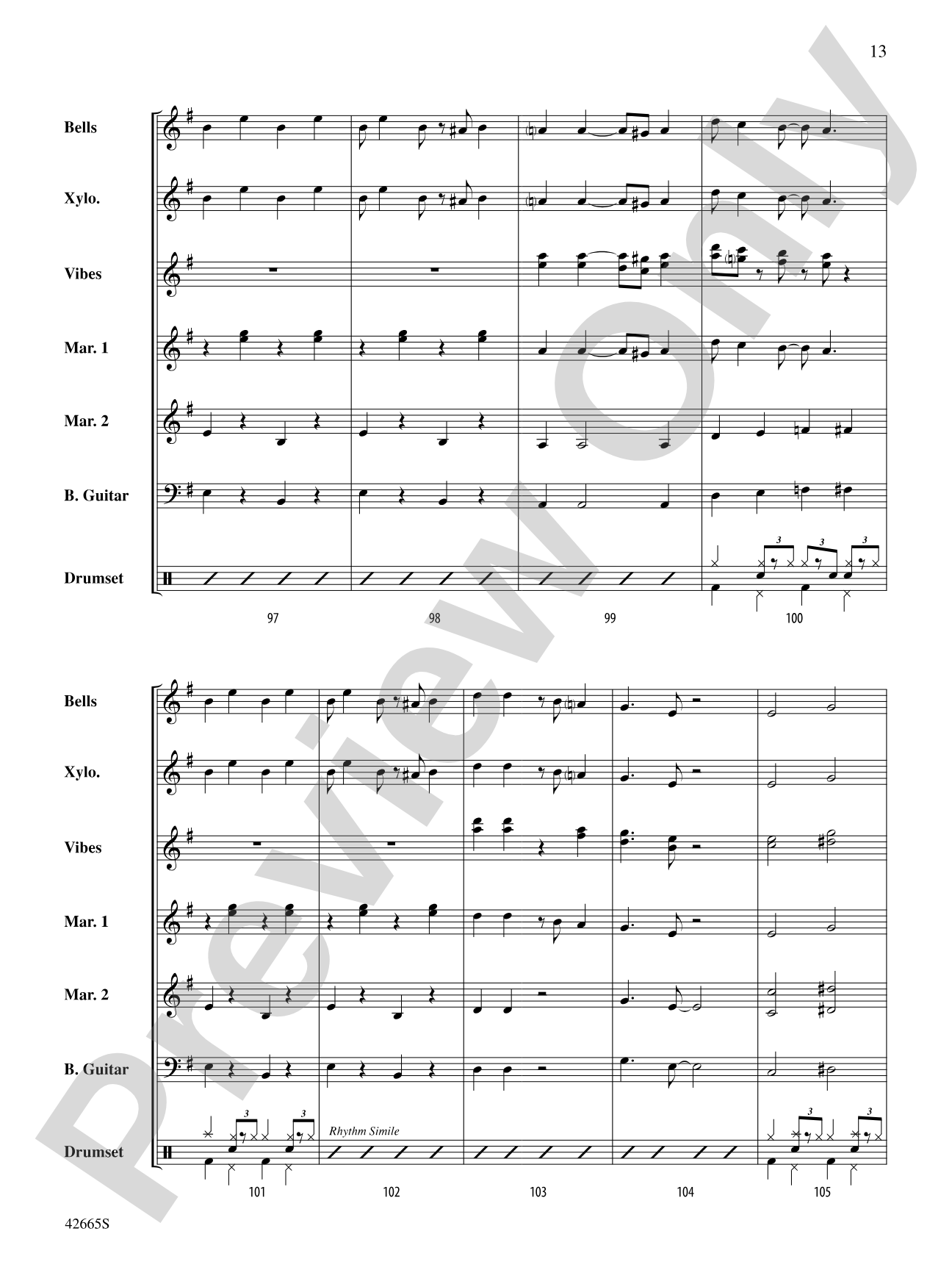 Cantina Band (from Star Wars Episode IV: A New Hope): Percussion Ensemble Conductor Score & Parts